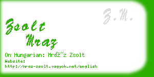 zsolt mraz business card
